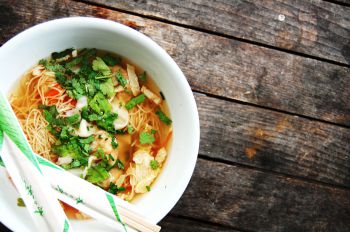 Oriental laksa soups are available from Dine Central
