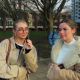 Still from embedded video of two students discussing belonging