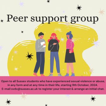 Peer Support Group Poster