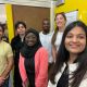 Lottie Brooks with her fellow student consultants from the Precious Bottles pilot project